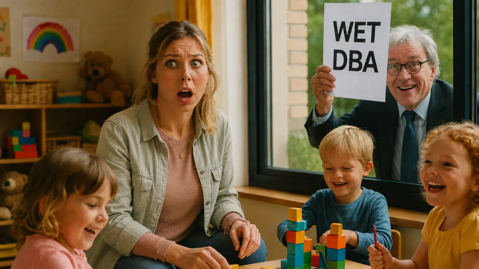 Wet DBA: schijnzelfstandigheid bij zzp'er in kinderopvang